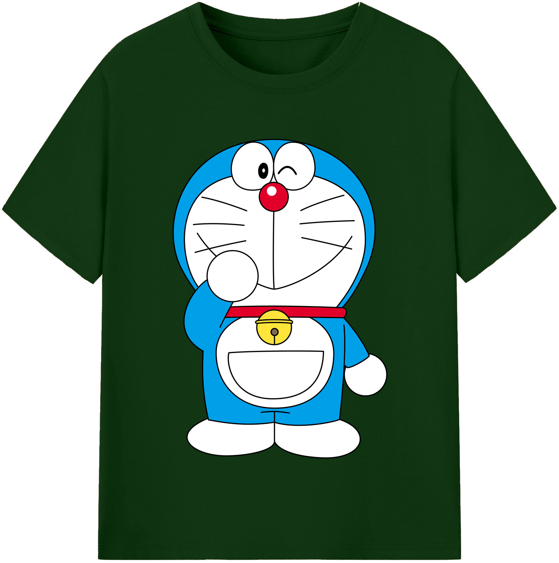 （画像用） ドラえもん Doraemon 綿100％半袖Tシャツ（フロントプリント）